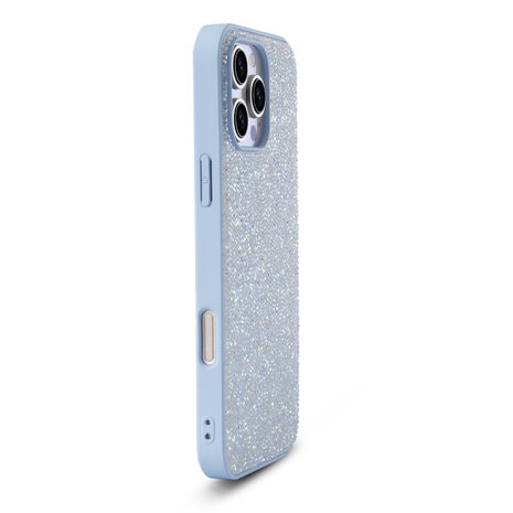 iPhone 16 Pro - Diamant Glitter - Blauw