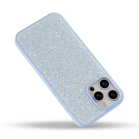 iPhone 16 Pro - Diamant Glitter - Blauw