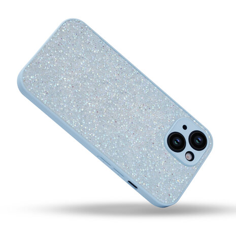 iPhone 11 - Diamant Glitter - Blauw