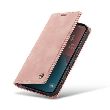 iPhone 16 Plus - Pale Pink - Book Case