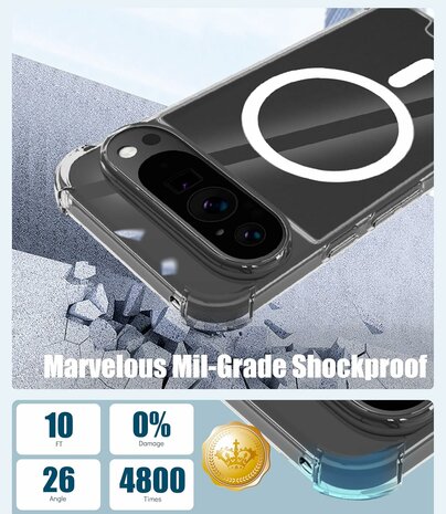 Pixel 9 Pro XL - MagSafe Anti Shock - Transparant