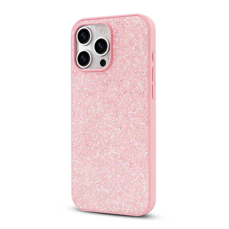 iPhone 16 Pro - Diamant Glitter - Roze