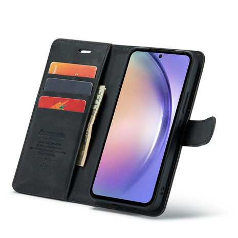 Samsung S25 - Charcoal Gray - 2 in 1 Book Case