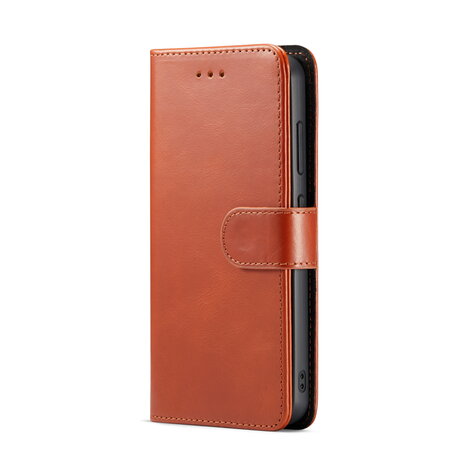 Samsung S24 - 2 in 1 Leather Book Case -  Sienna Brown