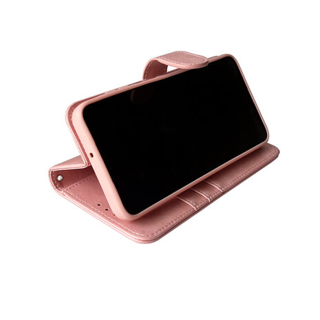 iPhone 16 Pro - Book Case - Roze