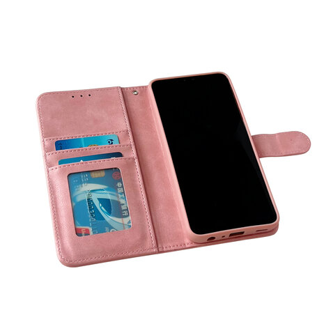 iPhone 16 Pro - Book Case - Roze