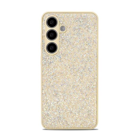 Samsung Galaxy S25 - Goud - Diamant Glitter Back Cover