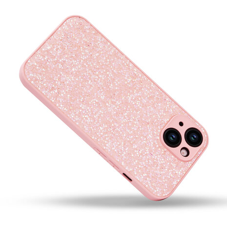 iPhone 12 - Diamant Glitter - Roze