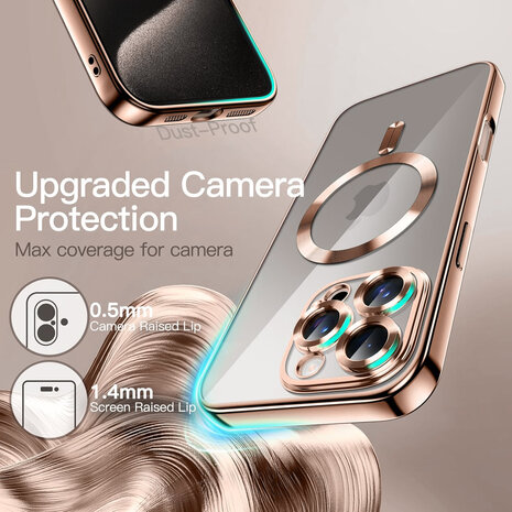 iPhone 16 Pro Max - Roze - Siliconen MagSafe Back Cover