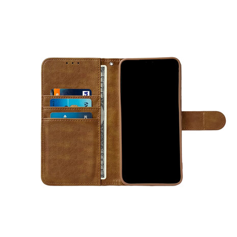 Samsung S24 FE - Book Case - Bruin