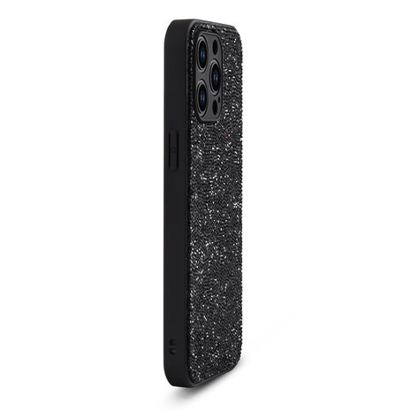 iPhone 14 Pro Max - Diamant Glitter - Zwart