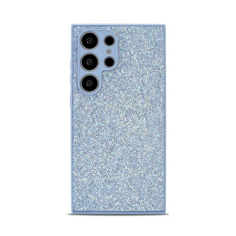 Samsung S23 Ultra - Diamant Glitter - Blauw