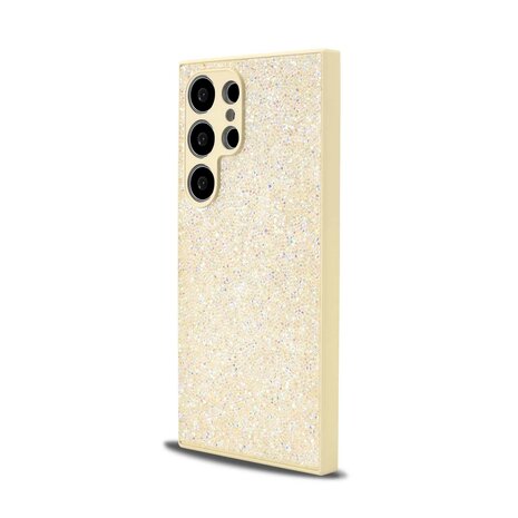 Samsung S22 Ultra - Diamant Glitter - Goud