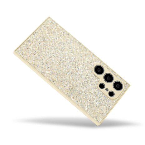 Samsung S22 Ultra - Diamant Glitter - Goud