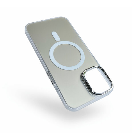 iPhone 15 Plus - Zilver - Fusion MagSafe Armor Case