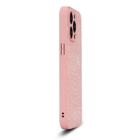 iPhone 14 Pro - Diamant Glitter - Roze