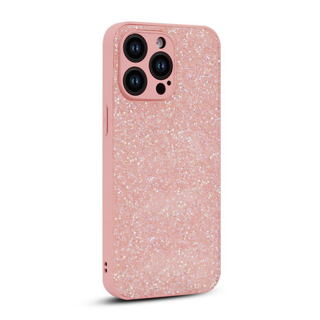 iPhone 14 Pro - Diamant Glitter - Roze