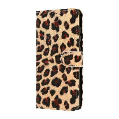 Samsung S25 Ultra - Book Case - Luipaard