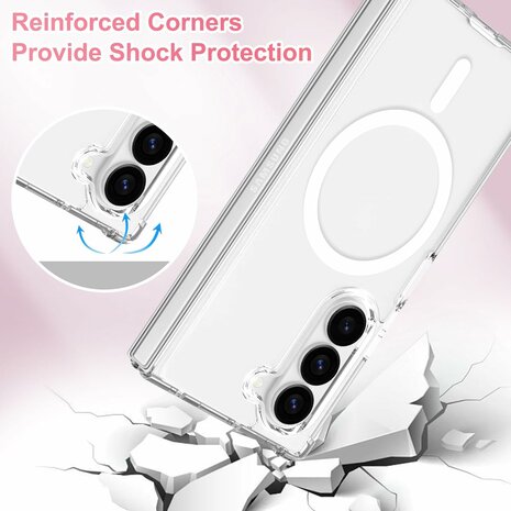 Samsung Z Fold 6 - Transparant - Anti Shock - Geschikt voor Magsafe