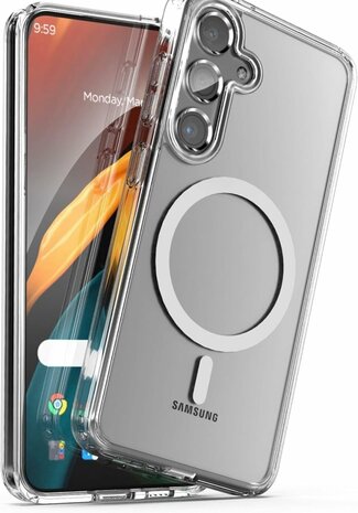 Samsung S24 FE - Anti Shock - Geschikt voor Magsafe - Transparant