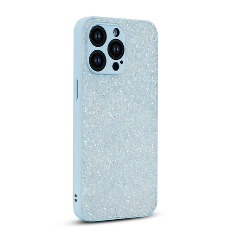 iPhone 14 Pro - Diamant Glitter - Blauw