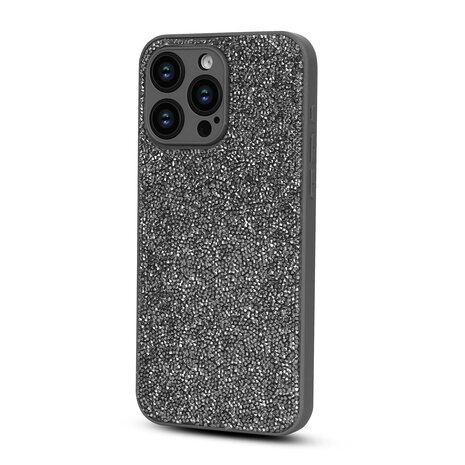 iPhone 12 Pro - Diamant Glitter - Zilver