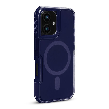 iPhone 16 Plus - Donker Blauw - Liquid MagSafe Armor Case