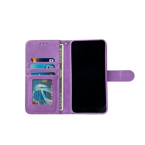 iPhone 16 Pro Max - Book Case - Paars