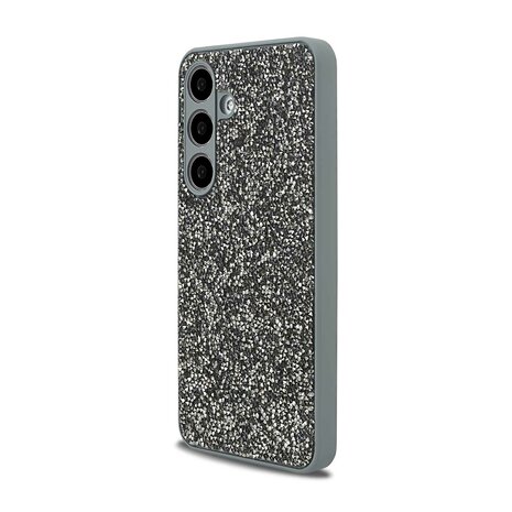Samsung Galaxy S25 - Zilver - Diamant Glitter Back Cover