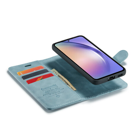 Samsung S25 - Aqua Blue - 2 in 1 Book Case