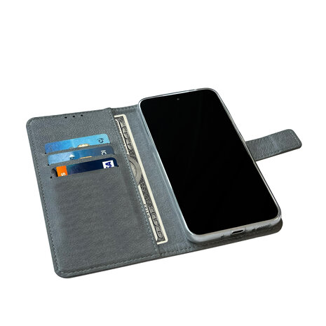 Samsung S24 FE - Book Case - Grijs