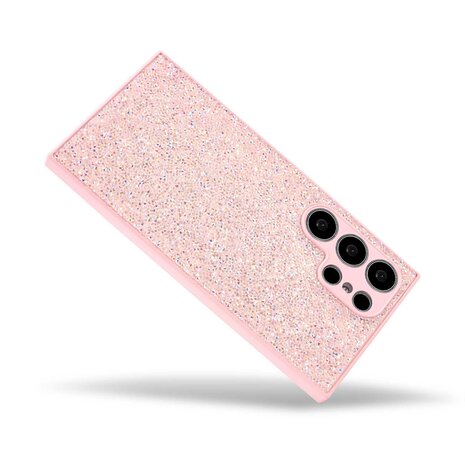 Samsung S22 Ultra - Diamant Glitter - Roze