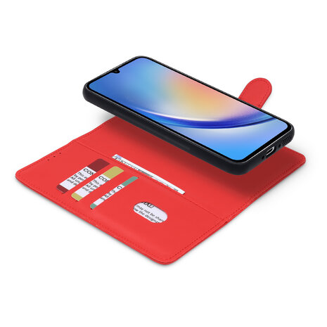 Samsung S24 Ultra - Rood - 2 in 1 Book Case