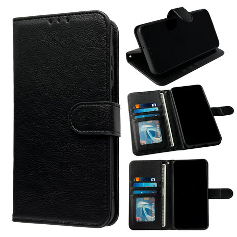 iPhone 16 - Book Case - Zwart