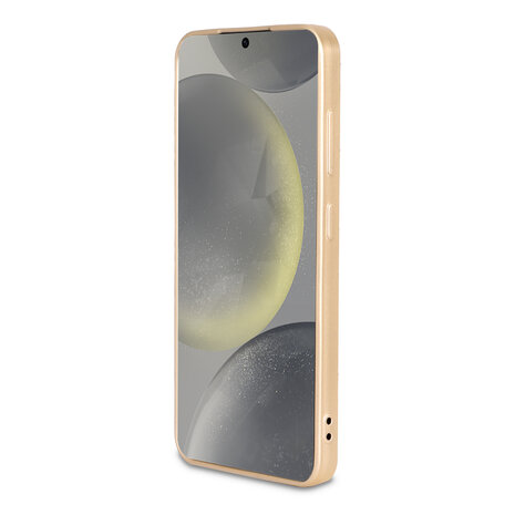 Samsung S24 - Diamant Marmer Glitter - Roze