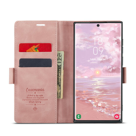 Samsung S25 Ultra - Pale Pink - Book Case