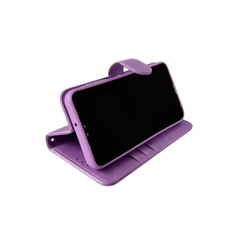iPhone 16 Pro - Book Case - Paars