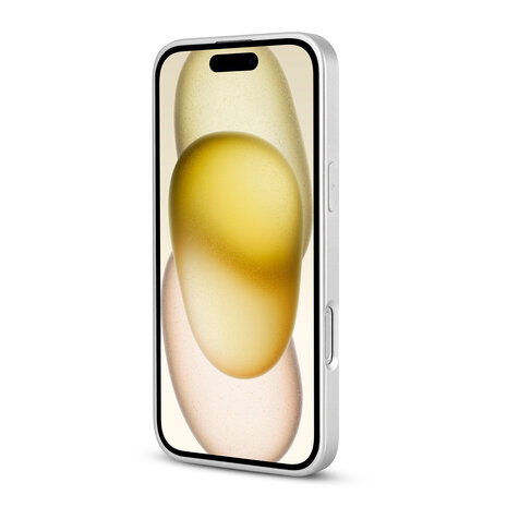 iPhone 16 - Wit - Camera Marmer MagSafe Back Cover