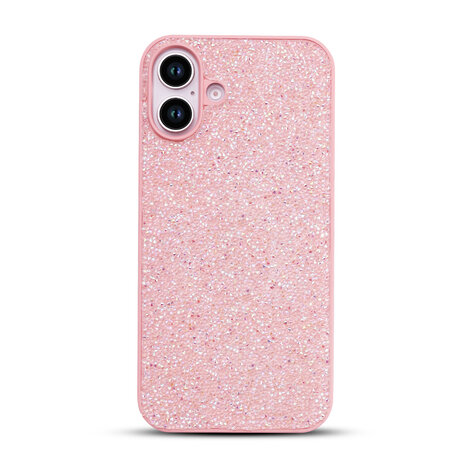 iPhone 16 Plus - Diamant Glitter - Roze