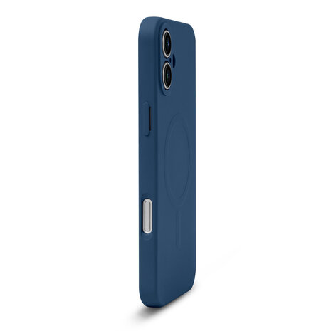 iPhone 16 - Blauw - Camera Siliconen MagSafe Back Cover
