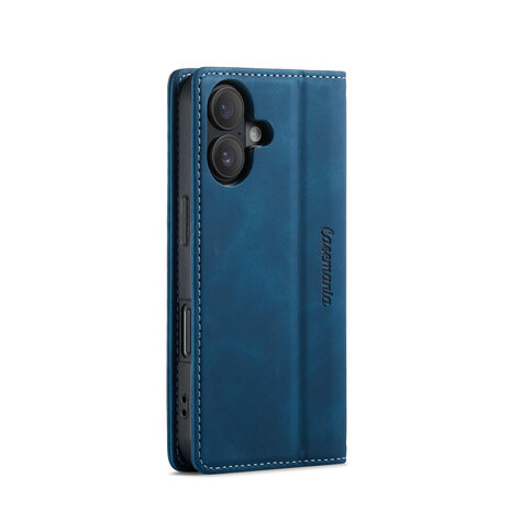 iPhone 16 Plus - Navy Blue - Book Case
