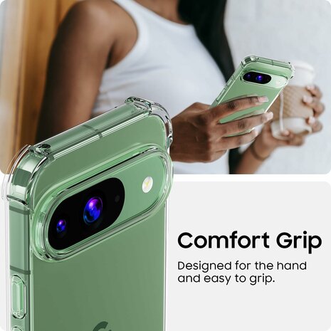 Pixel 9 Pro - Transparant - Extra Stevig Anti Shock