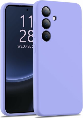 Samsung Galaxy S25 - Paars - Liquid Siliconen Back Cover