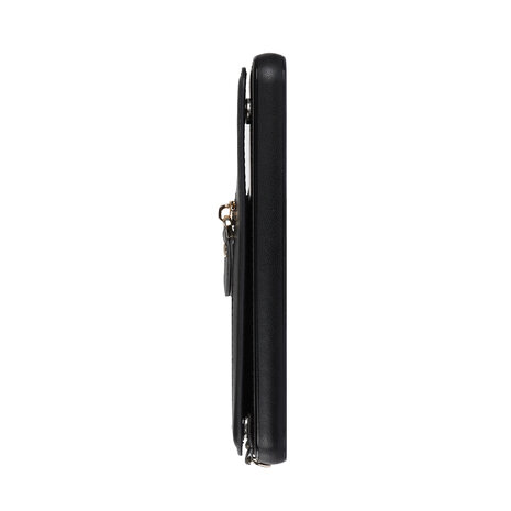 iPhone 16 Pro - Zwart - Back Cover met Koord