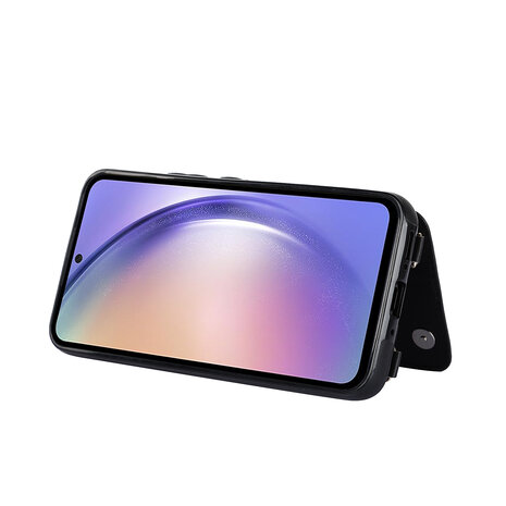 iPhone 16 Pro - Zwart - Back Cover met Koord