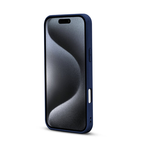 iPhone 16 Pro - Diamant Marmer Glitter - Blauw