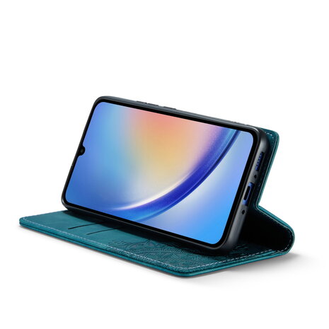 Samsung S24 Emerald Green - Mandala Book Case