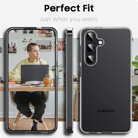 Samsung S24 Plus - HQ TPU Back Cover - Transparant