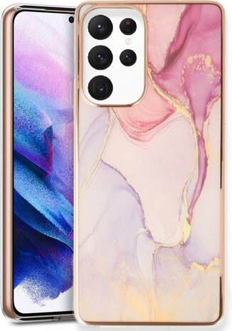 Samsung S24 Ultra - Marmer Back Cover - Nova