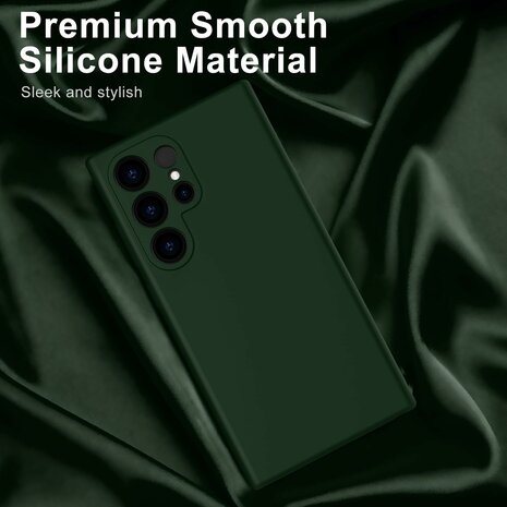 Samsung S24 Ultra - Liquid Back Cover - Groen